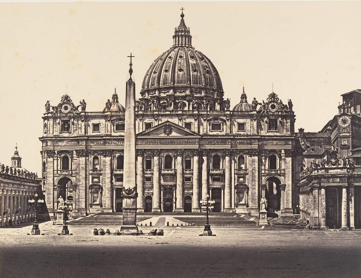 Sankt Peter i Vatikanet, 1848-52. af Eugène Constant