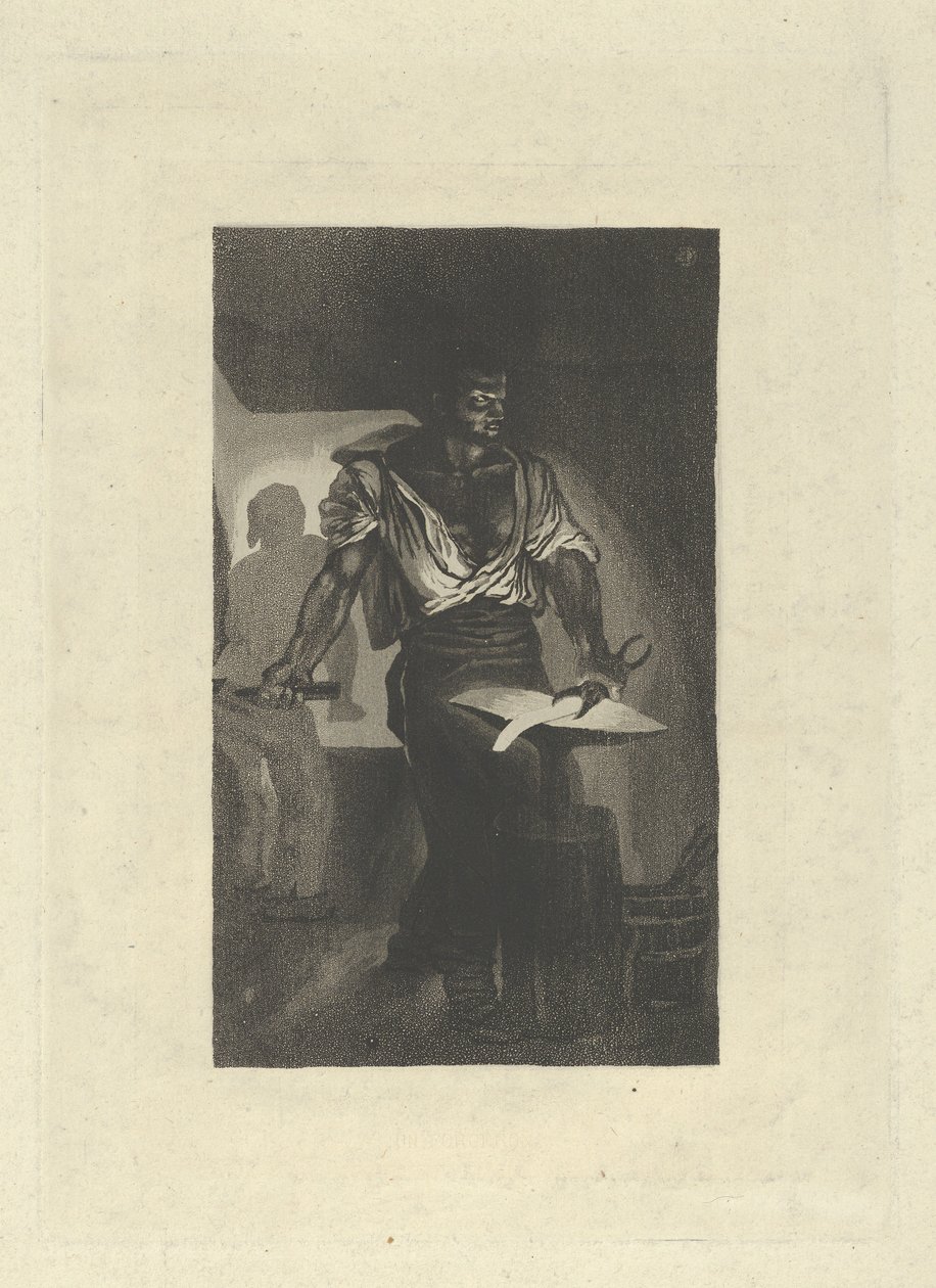 En smed, 1833., 1833. af Eugène Delacroix
