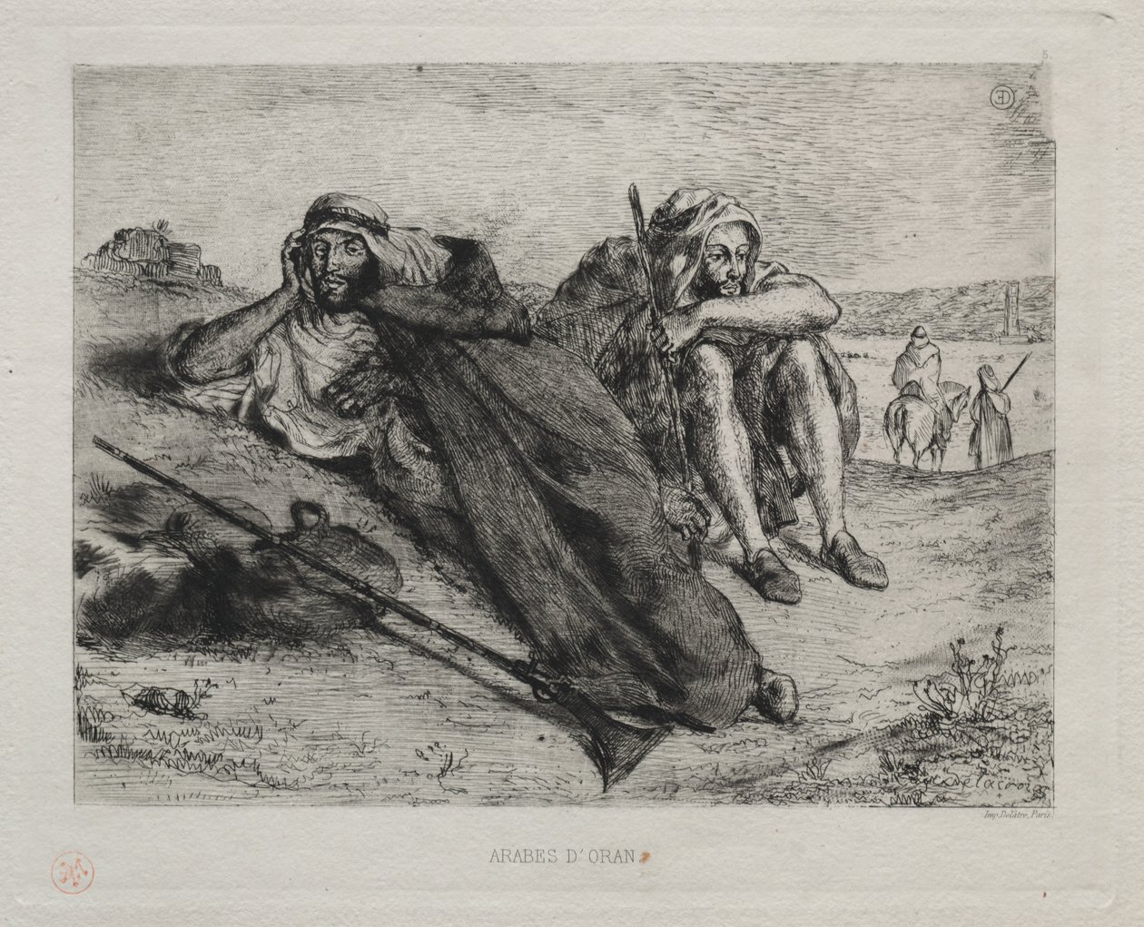 arabere fra Oran af Eugène Delacroix