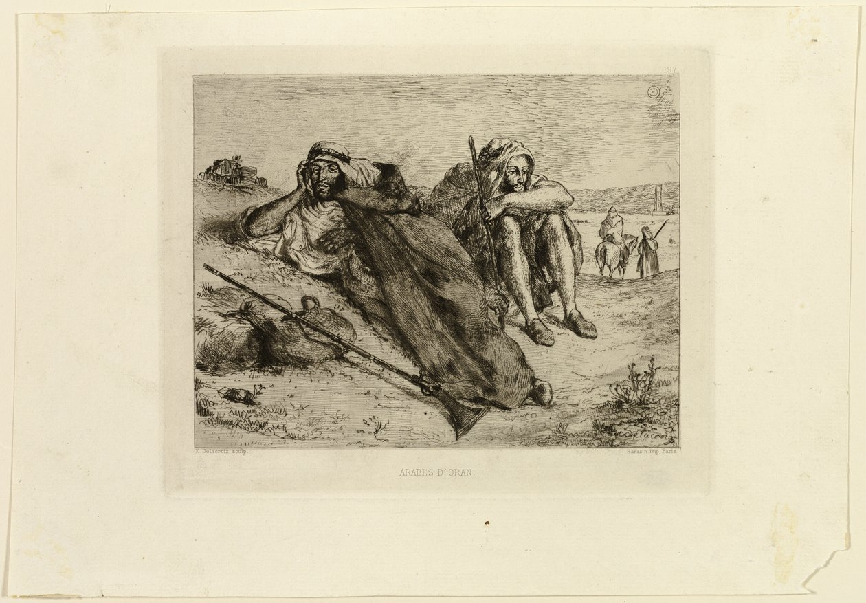 arabere fra Oran af Eugène Delacroix