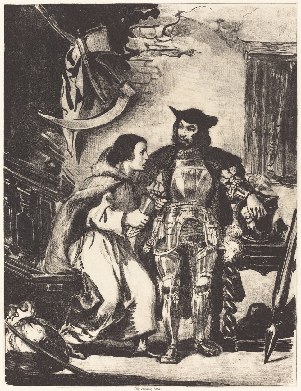 Broder Martin med Goetz af Eugène Delacroix