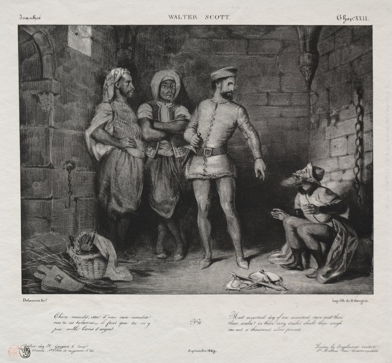 Fronte-Boeuf og jøden af Eugène Delacroix