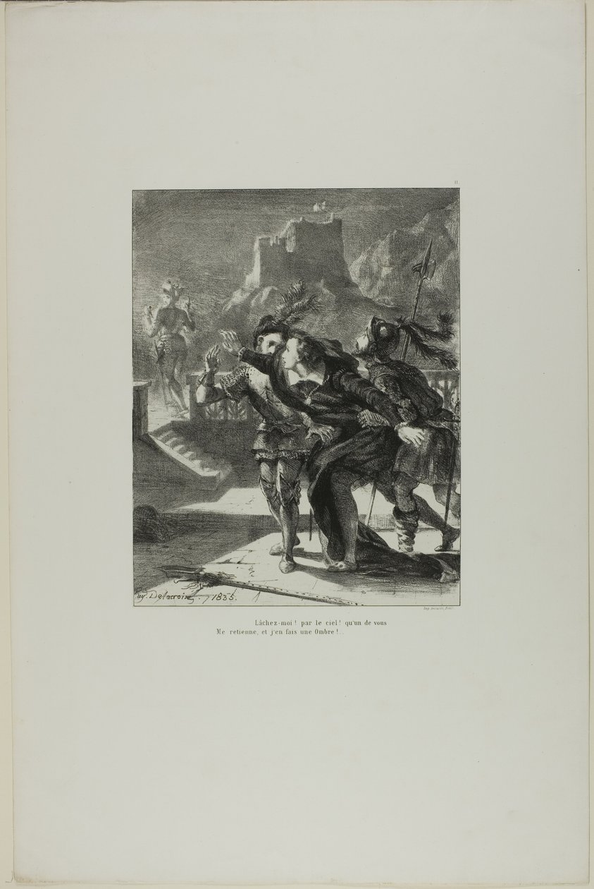 Hamlet Pursuing His Father
