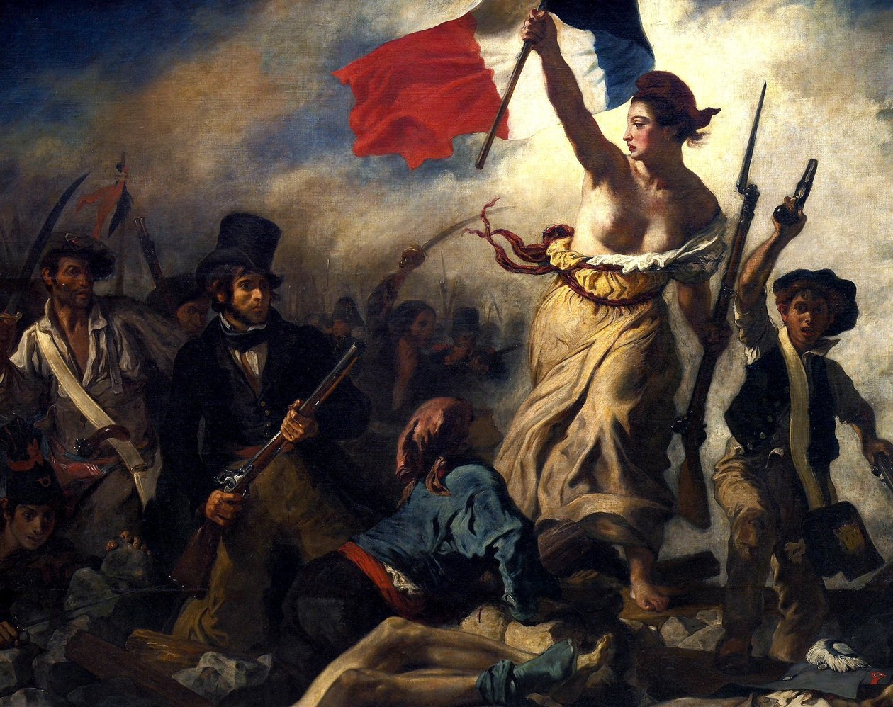Friheden leder folket af Eugène Delacroix