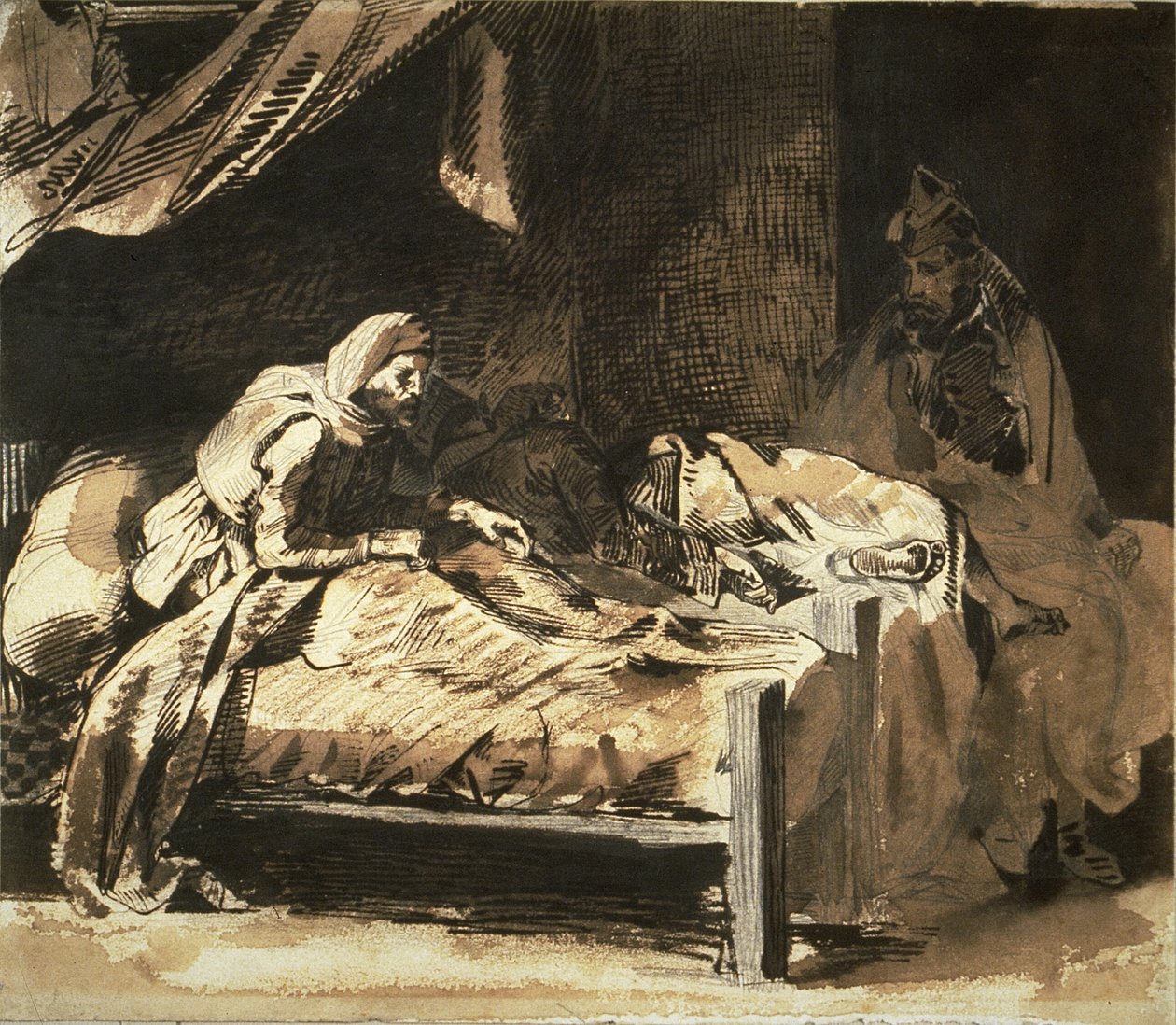 Militærhospital af Eugène Delacroix