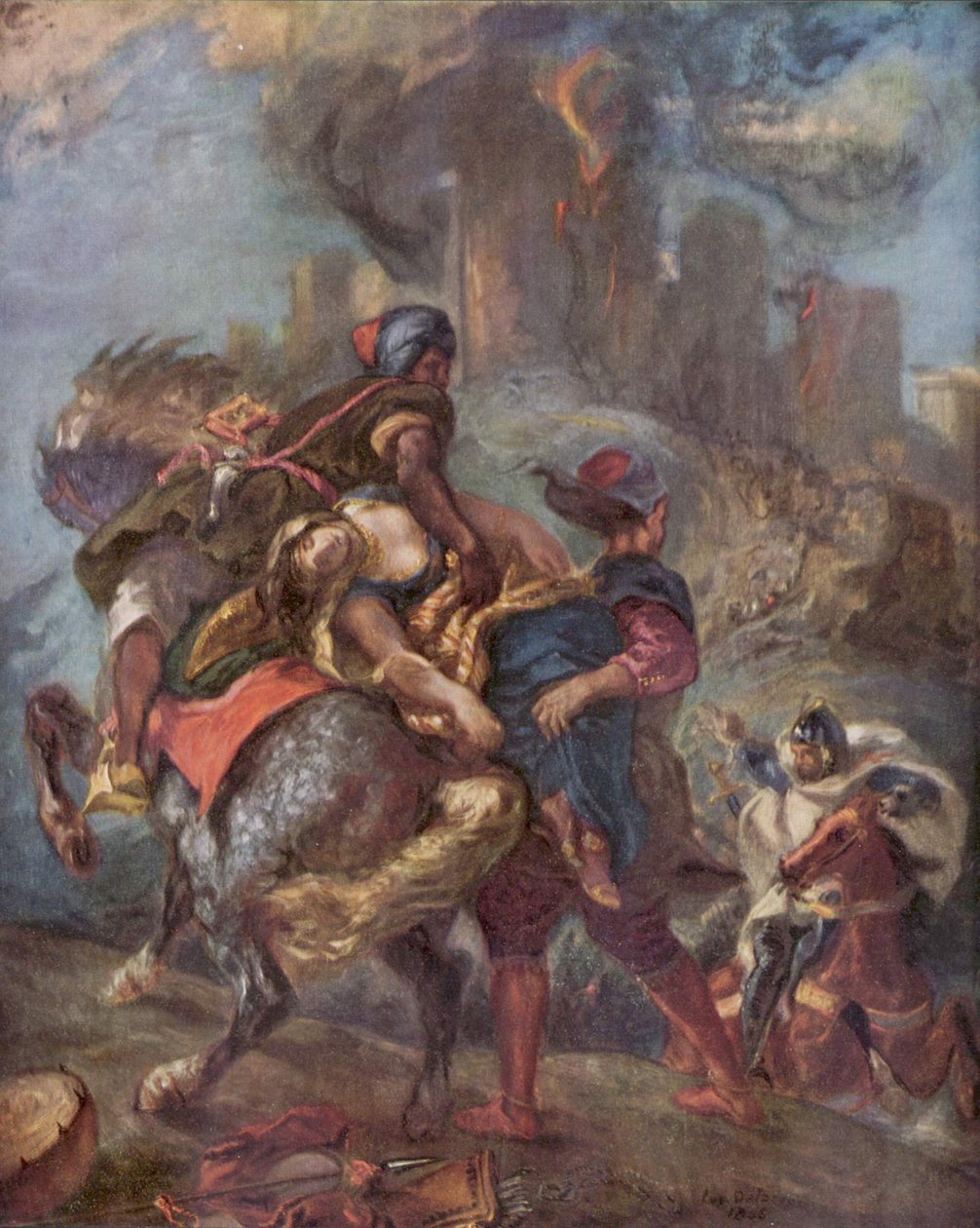 Bortførelsen af Rebecca af Eugène Delacroix