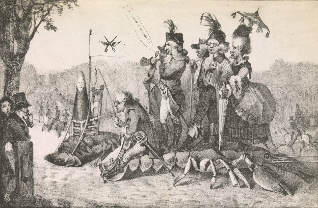 Krebsen ved Longchamps, 1822., 1822. af Eugène Delacroix