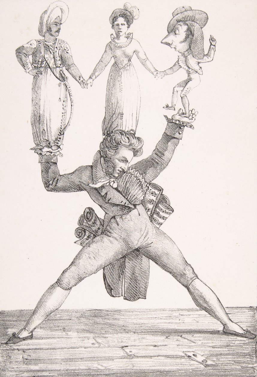 Italiensk Teater, 1821., 1821. af Eugène Delacroix