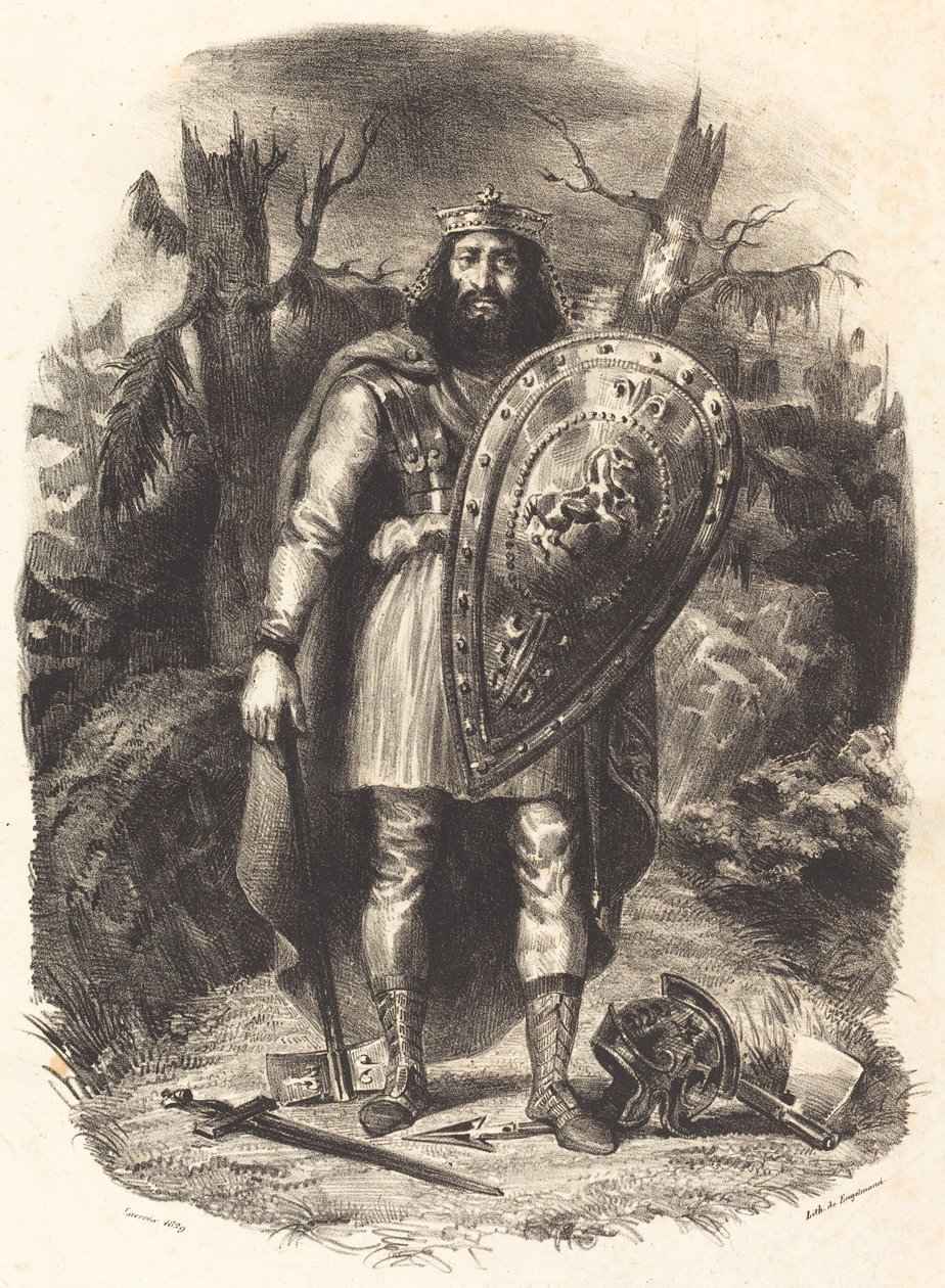Vercingetorix af Eugène Delacroix