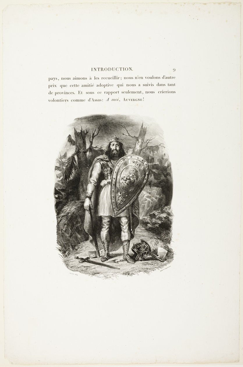 Vercingétorix af Eugène Delacroix