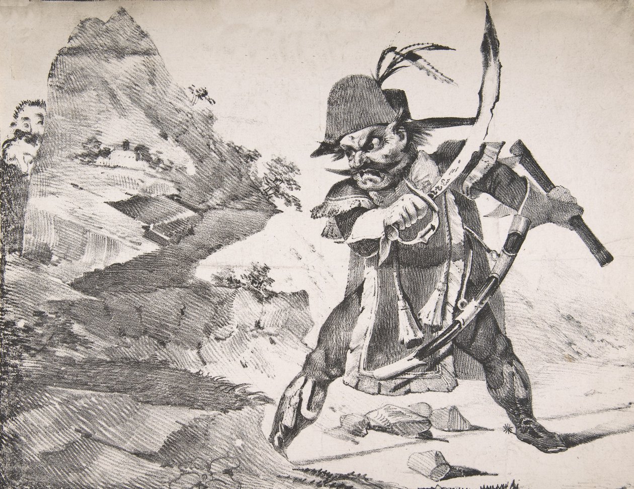 Pas på din bagdel! ! ! !, 1822., 1822. af Eugène Delacroix