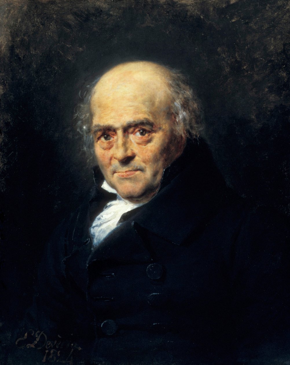 Portræt af Monsieur Couche af Eugene Deveria