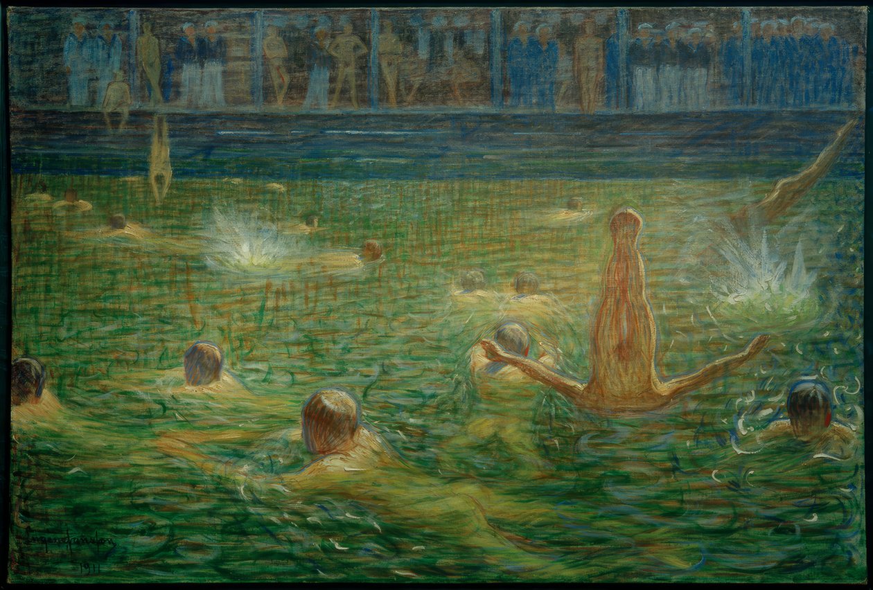 Koldt bad af Eugène Jansson