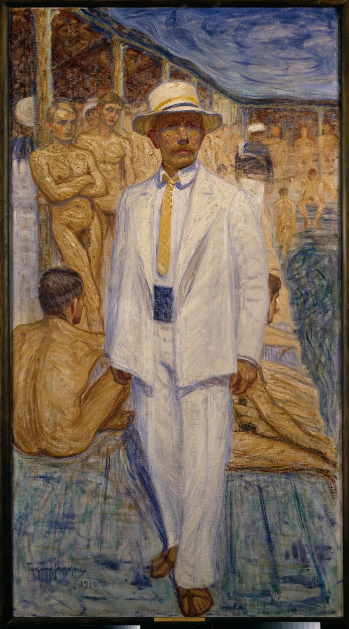 Selvportræt af Eugène Jansson