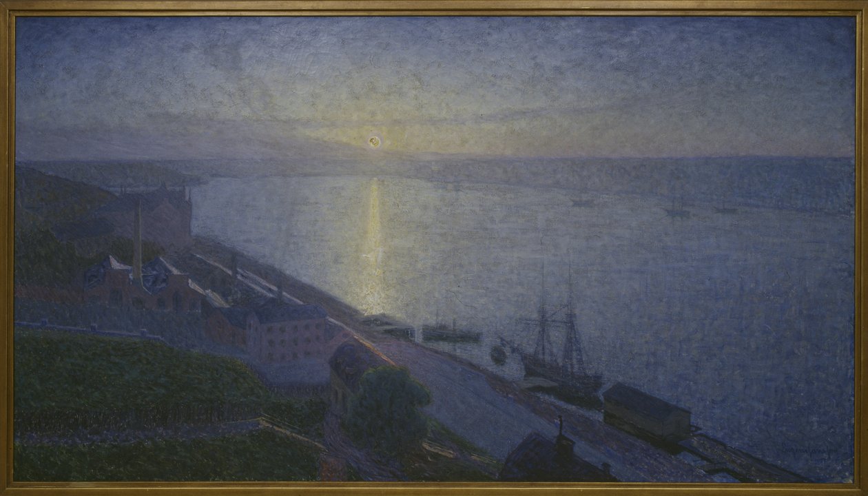 Solnedgang, 1895 af Eugène Jansson