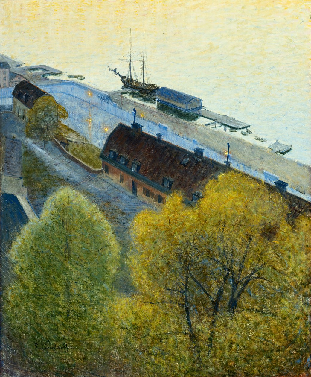 janss forårsaften, af Eugène Jansson