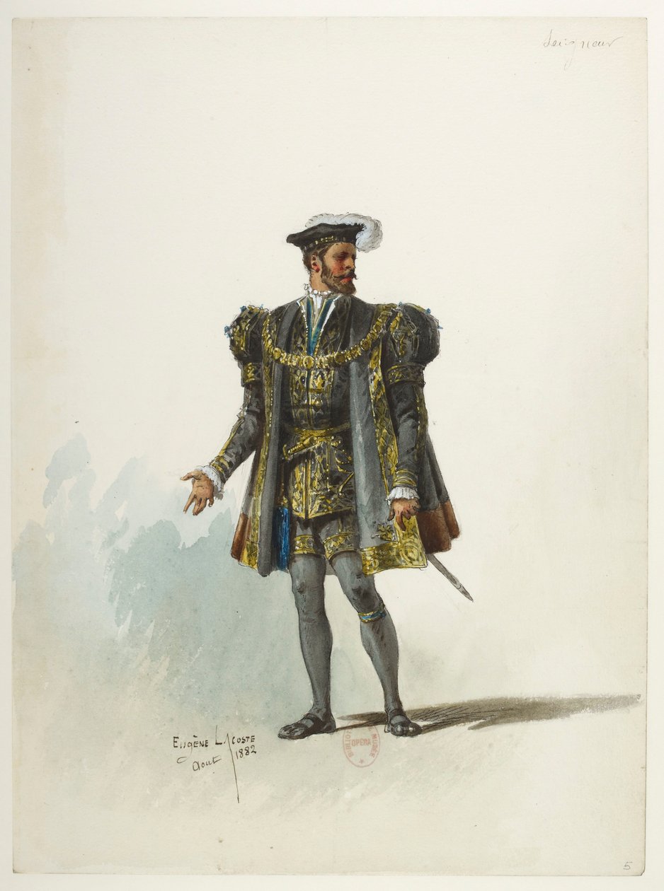Btv1b84558104 05 - Saint-Saëns - Henry VIII - Kostumemodeller - Lacoste - 5. Seigneur af Eugene Lacoste