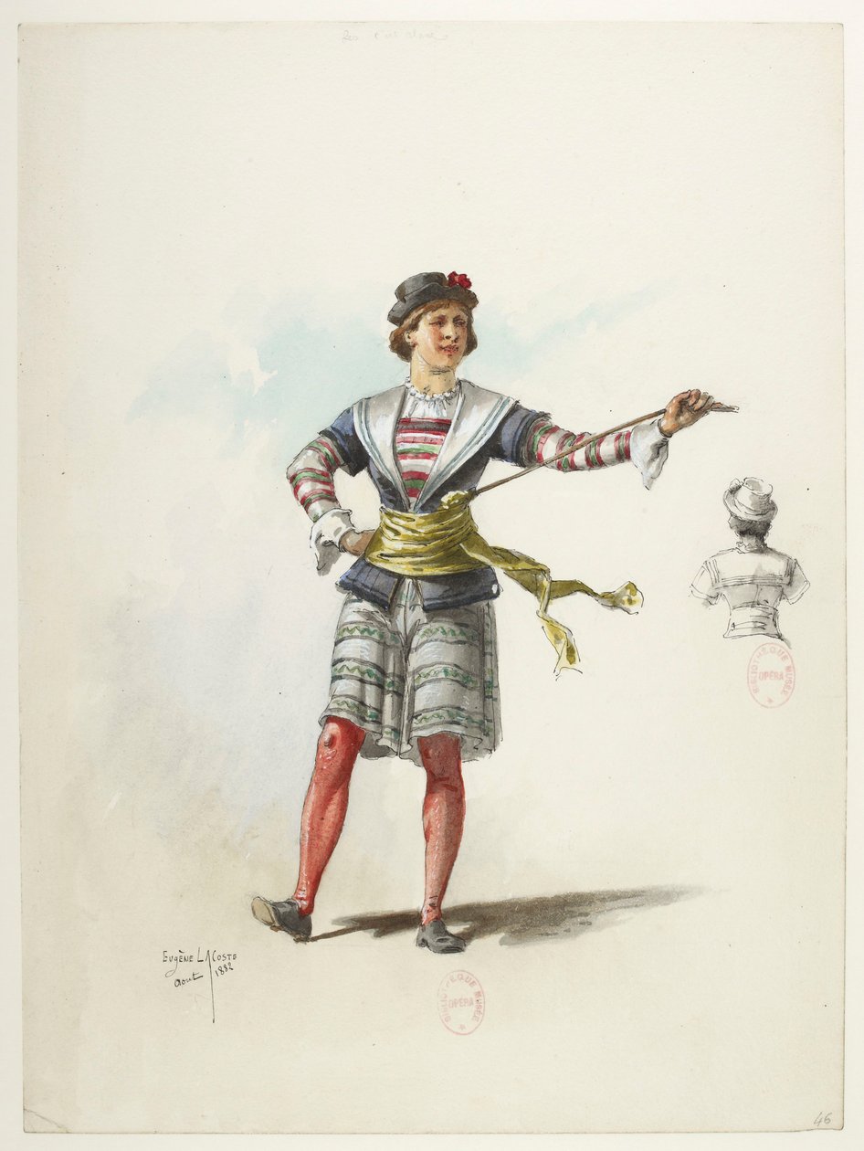 Btv1b84558104 46 - Saint-Saëns - Henry VIII - Kostumemodeller - Lacoste - 46. Kostume af Eugene Lacoste