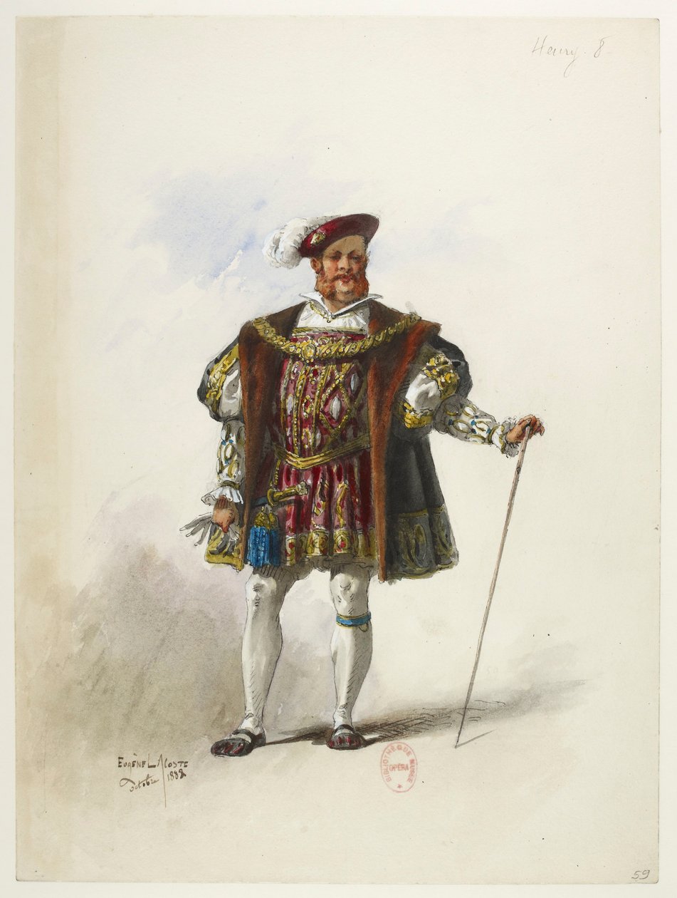 Btv1b84558104 59 - Saint-Saëns - Henry VIII - Maquettes de costumes - Lacoste - 59. Henry VIII af Eugene Lacoste