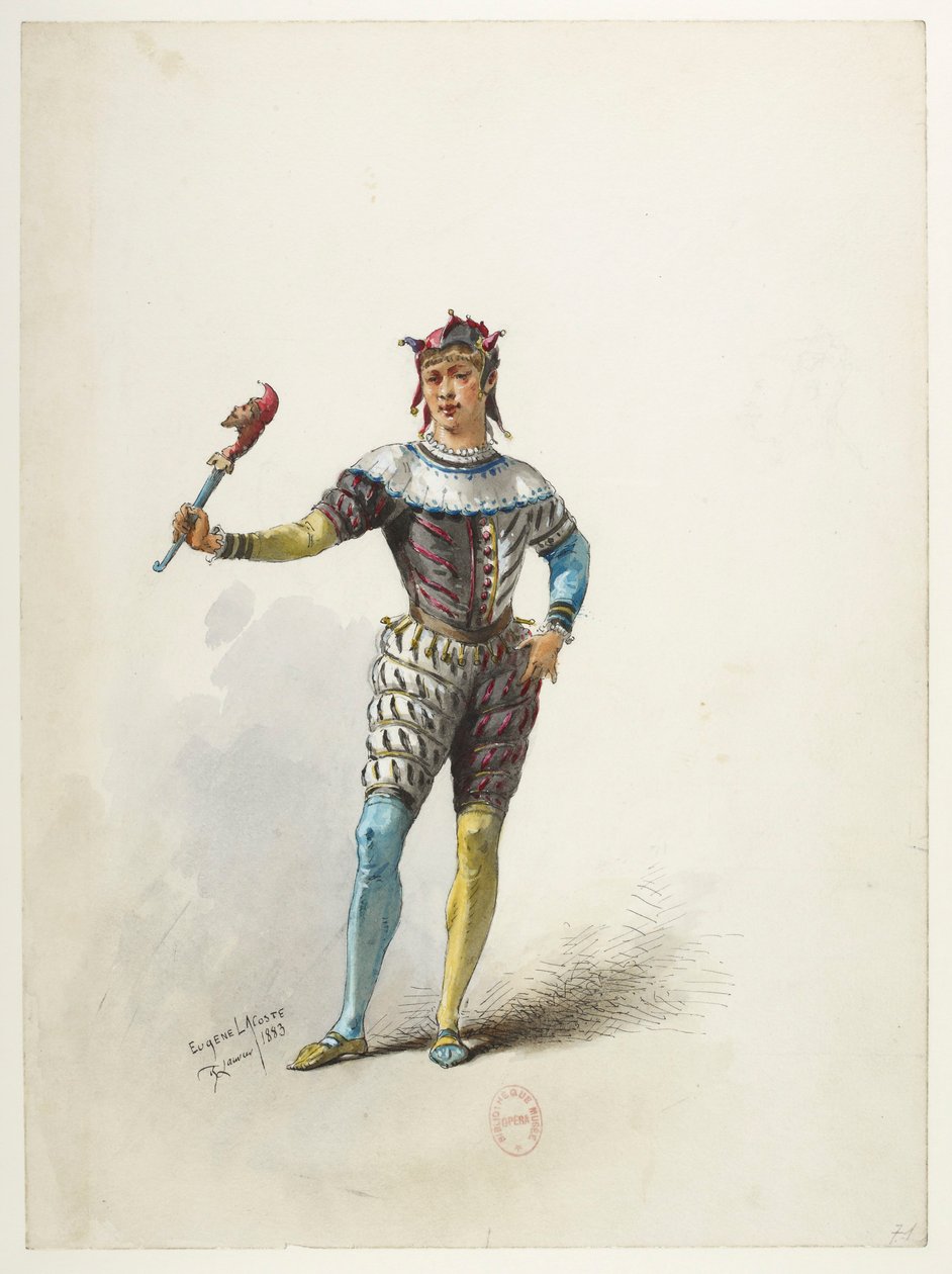 Btv1b84558104 75 - Saint-Saëns - Henrik VIII - Kostumemodeller - Lacoste - 71. Kongens nar af Eugene Lacoste