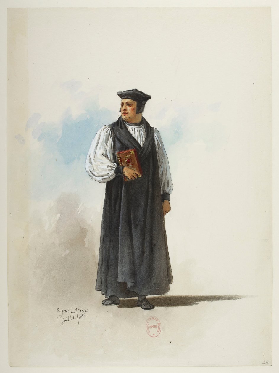 Saint -Saëns - Henry VIII - Kostumemodeller - Lacoste - 35. Kostume af Eugene Lacoste