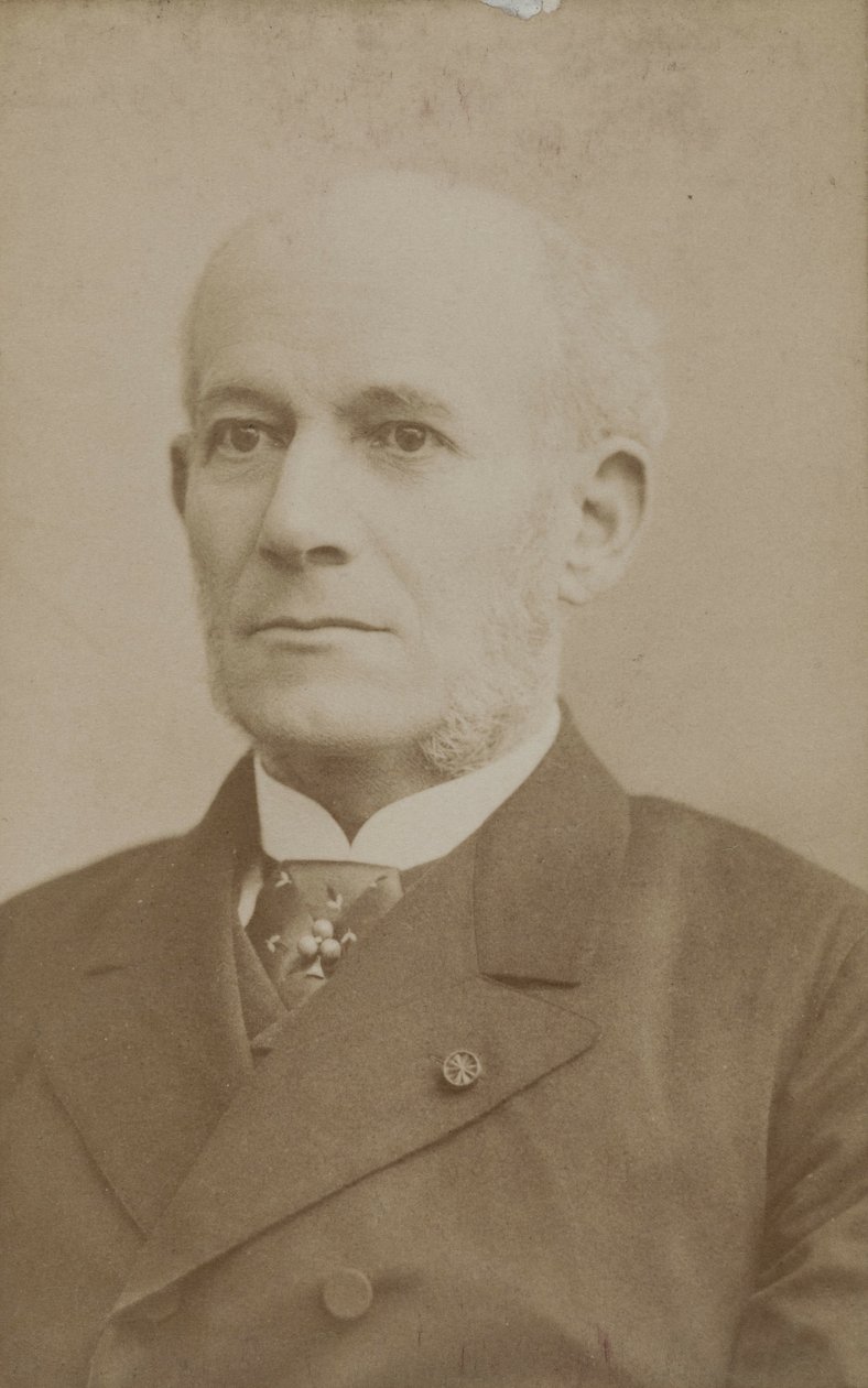 Portræt af Constant-Louis-Jean-Benjamin Jaurès (1823-1889), (admiral, diplomat, politiker) af Eugene Pirou