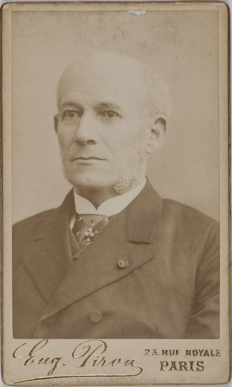 Portræt af Constant-Louis-Jean-Benjamin Jaurès (1823-1889), (admiral, diplomat, politiker) af Eugene Pirou