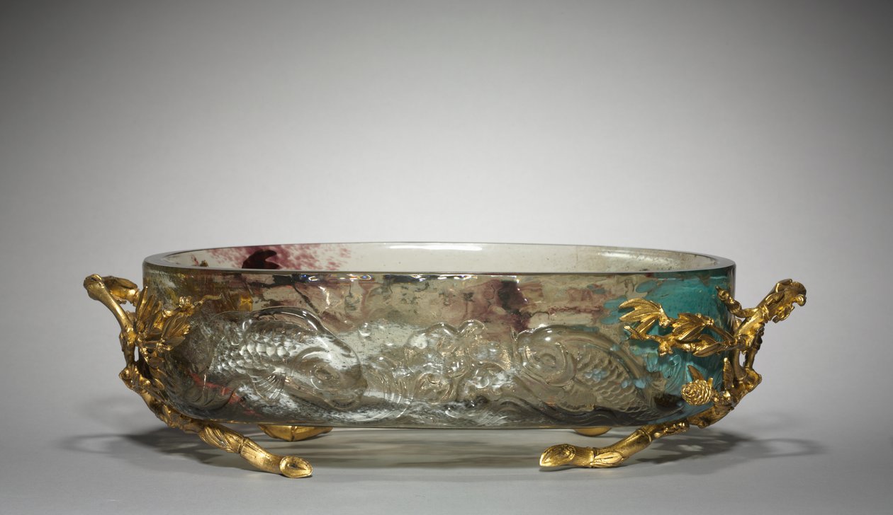 Centerpiece, sandsynligvis lavet af Firm of Appert Frères, forhandlet af Firm of Escalier de Cristal, ca. 1880 af Eugène Rousseau