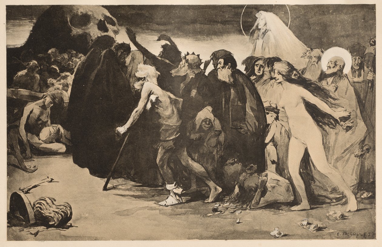 Vejen til døden, 1899. af Eugène Trigoulet