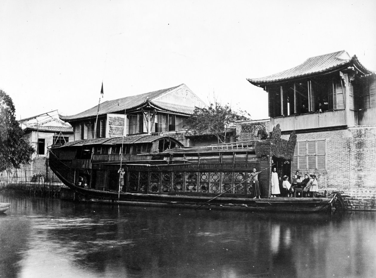 Blomsterbåd, Canton, ca. 1880