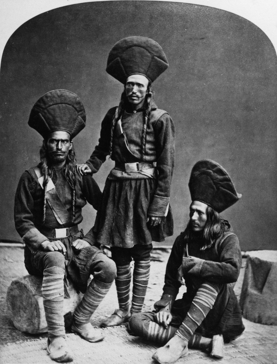 Ladakhis, ca. 1860-80 af European Photographer