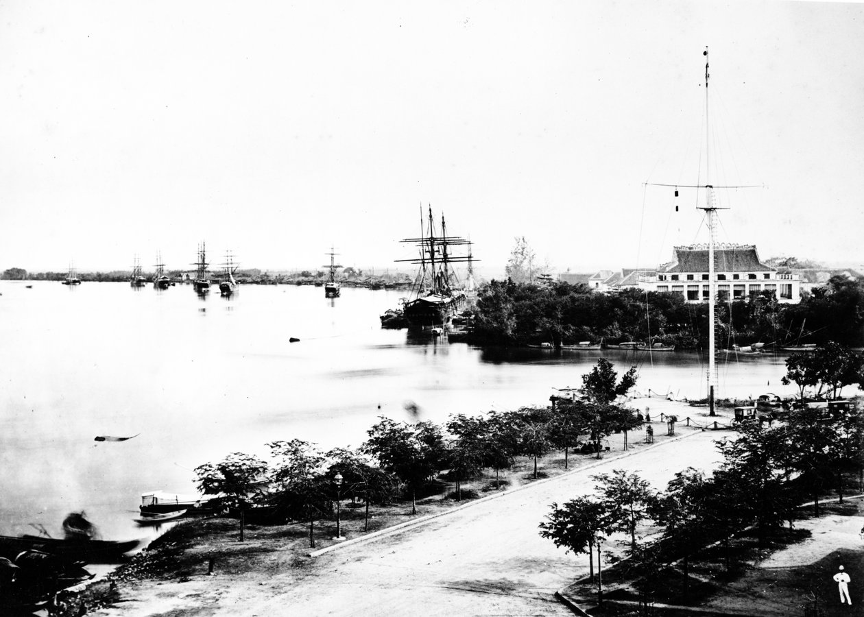 Waterfront, Saigon, ca. 1870
