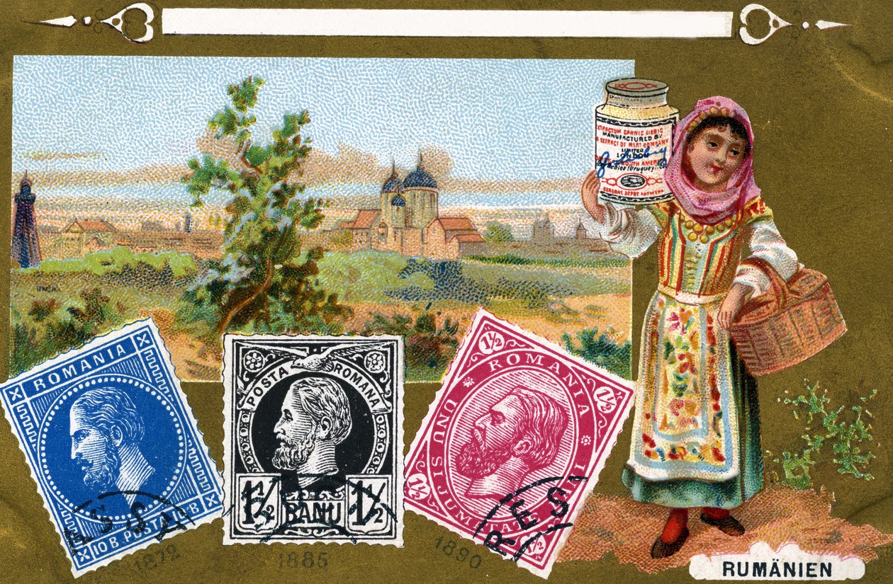 Rumænske frimærker, 1897 af European School