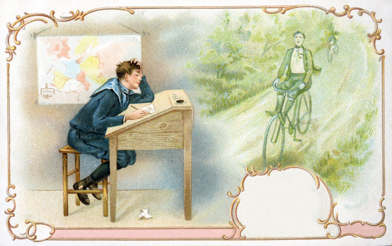 The Schoolboys Daydreams, 1900 af European School