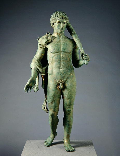 Ungdomslig Hercules (forgyldt bronze) (se også 288280-83 og 307557-58) af European European