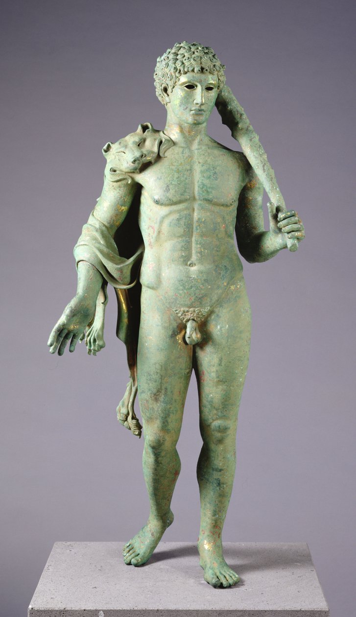 Ungdomslig Hercules (forgyldt bronze) (se også 288280-83 og 307558-59) af European European