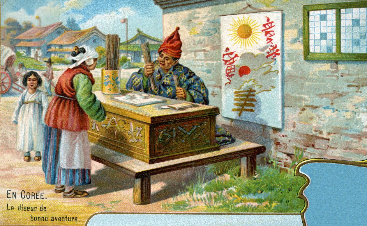 En spåkone i Korea, 1904 af European School