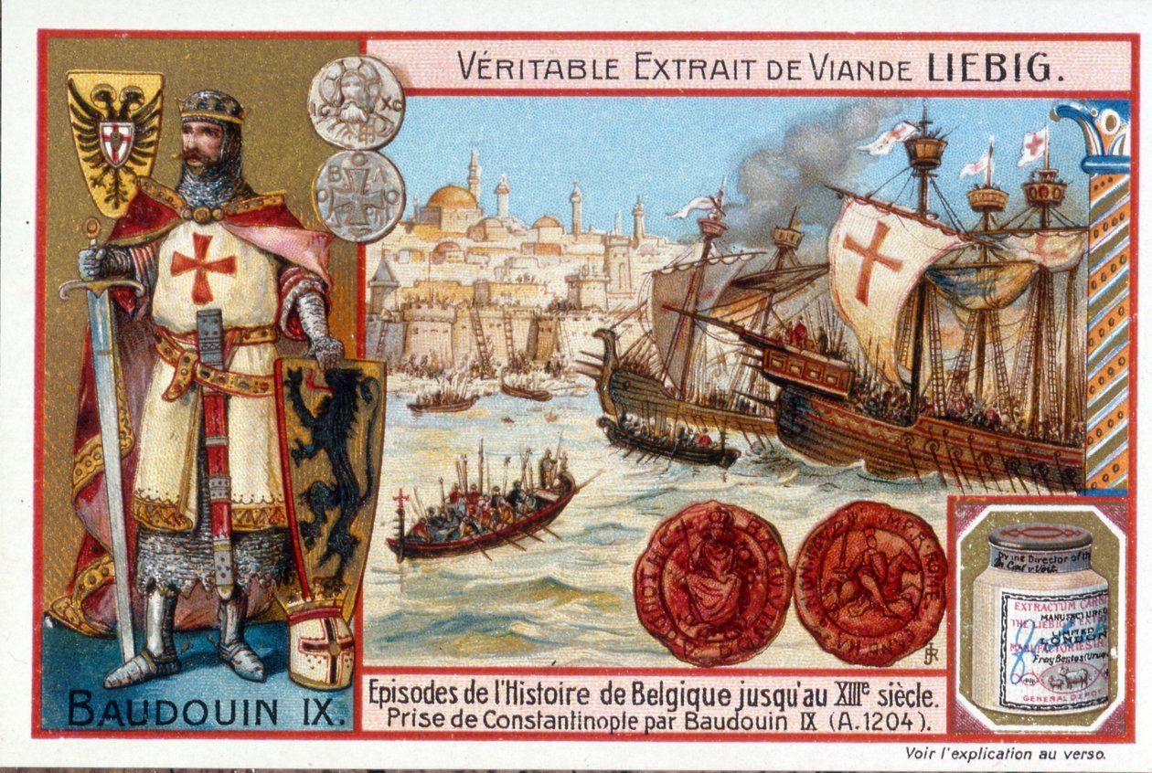 Baldwin I ved plyndringen af Konstantinopel af European School