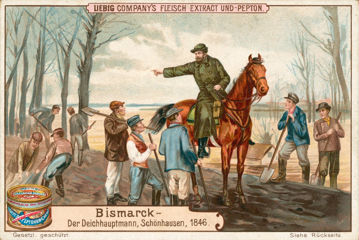 Bismarck, Liebig-kort, begyndelsen af det 20. århundrede (chromo) af European School