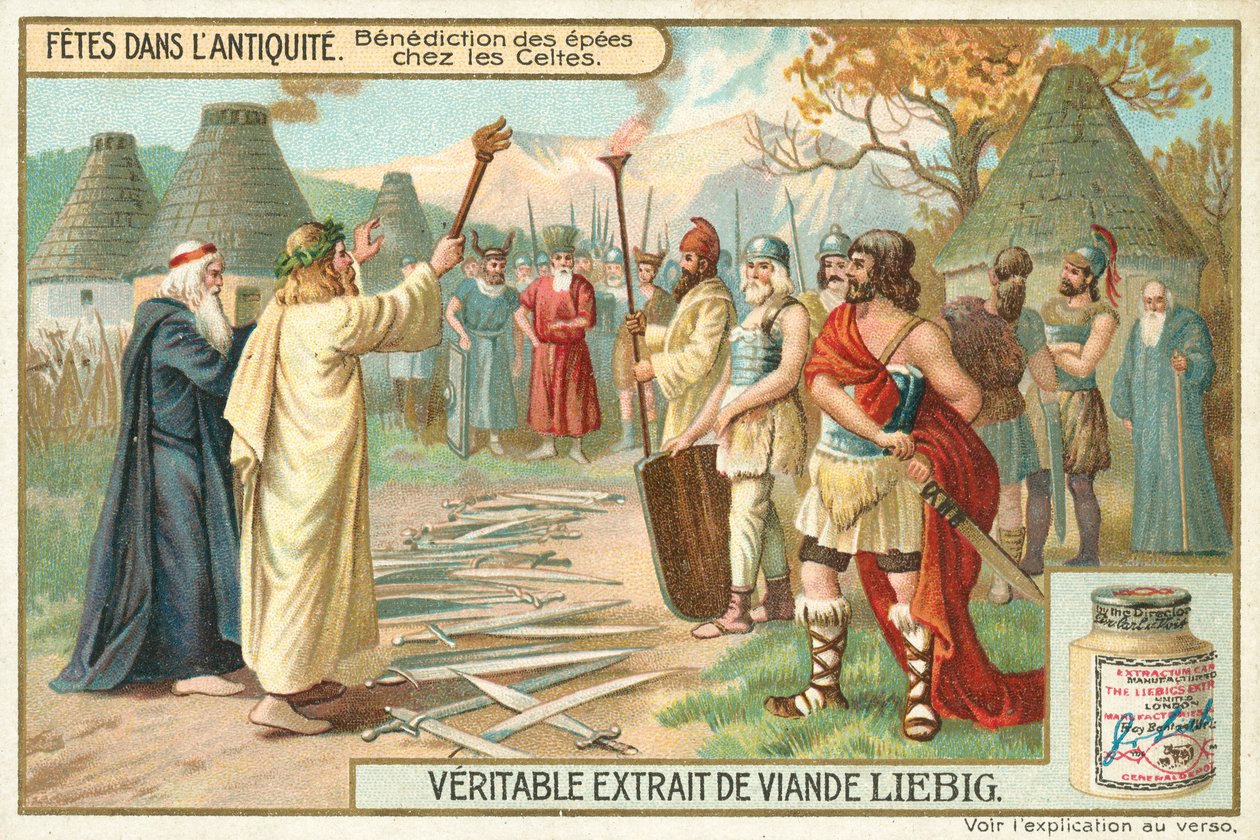 Festligheder i antikken (chromolitho) af European School