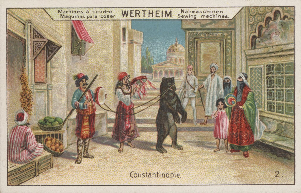 Konstantinopel (chromolitho) af European School