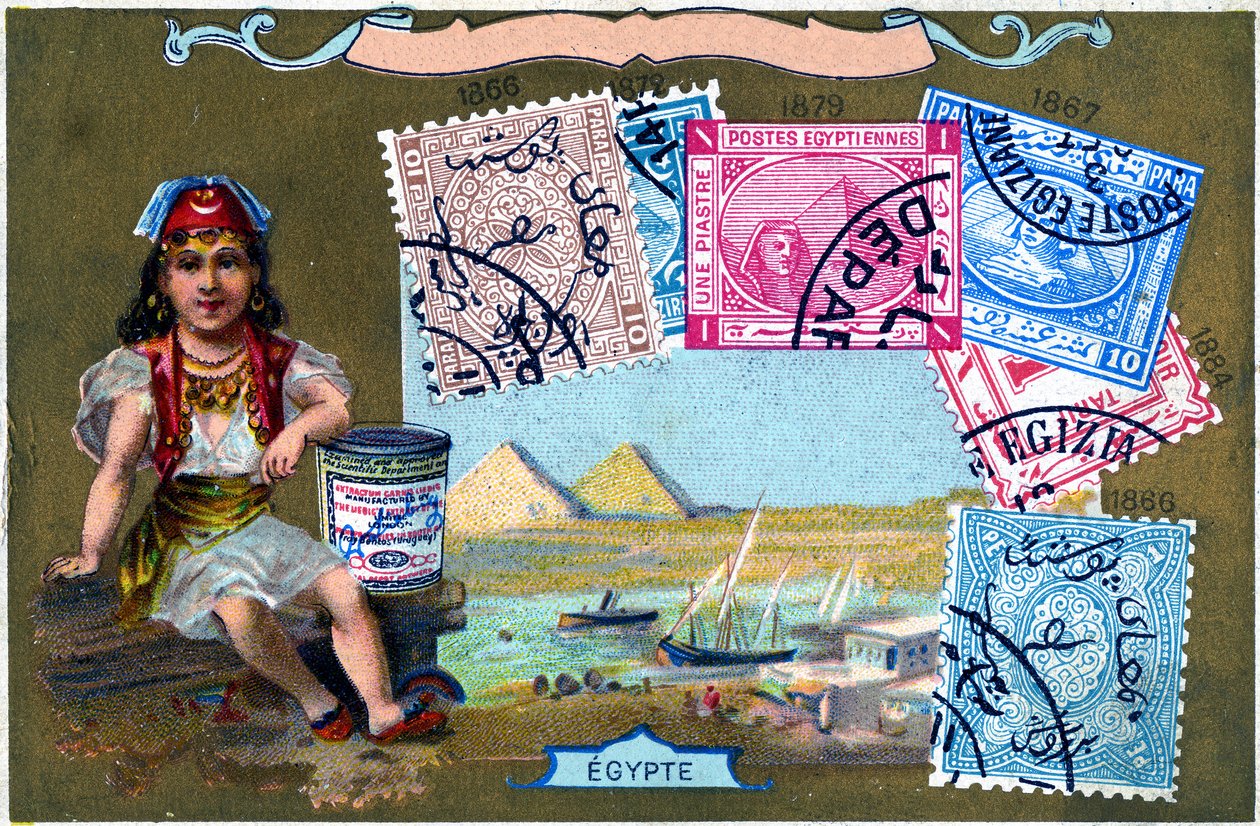 Egyptiske frimærker, 1897 af European School