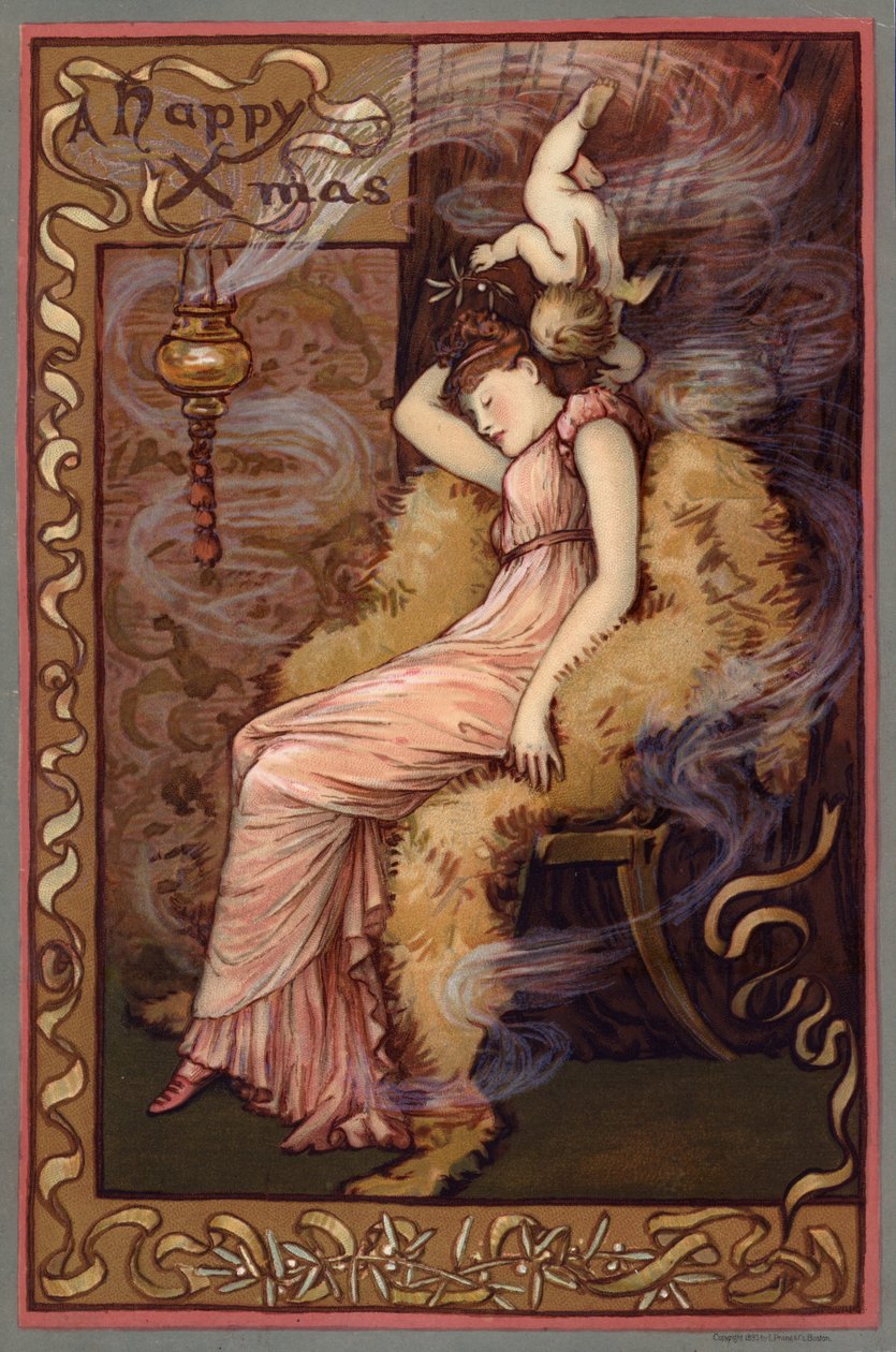 Glædelig jul (chromolitho) af European School