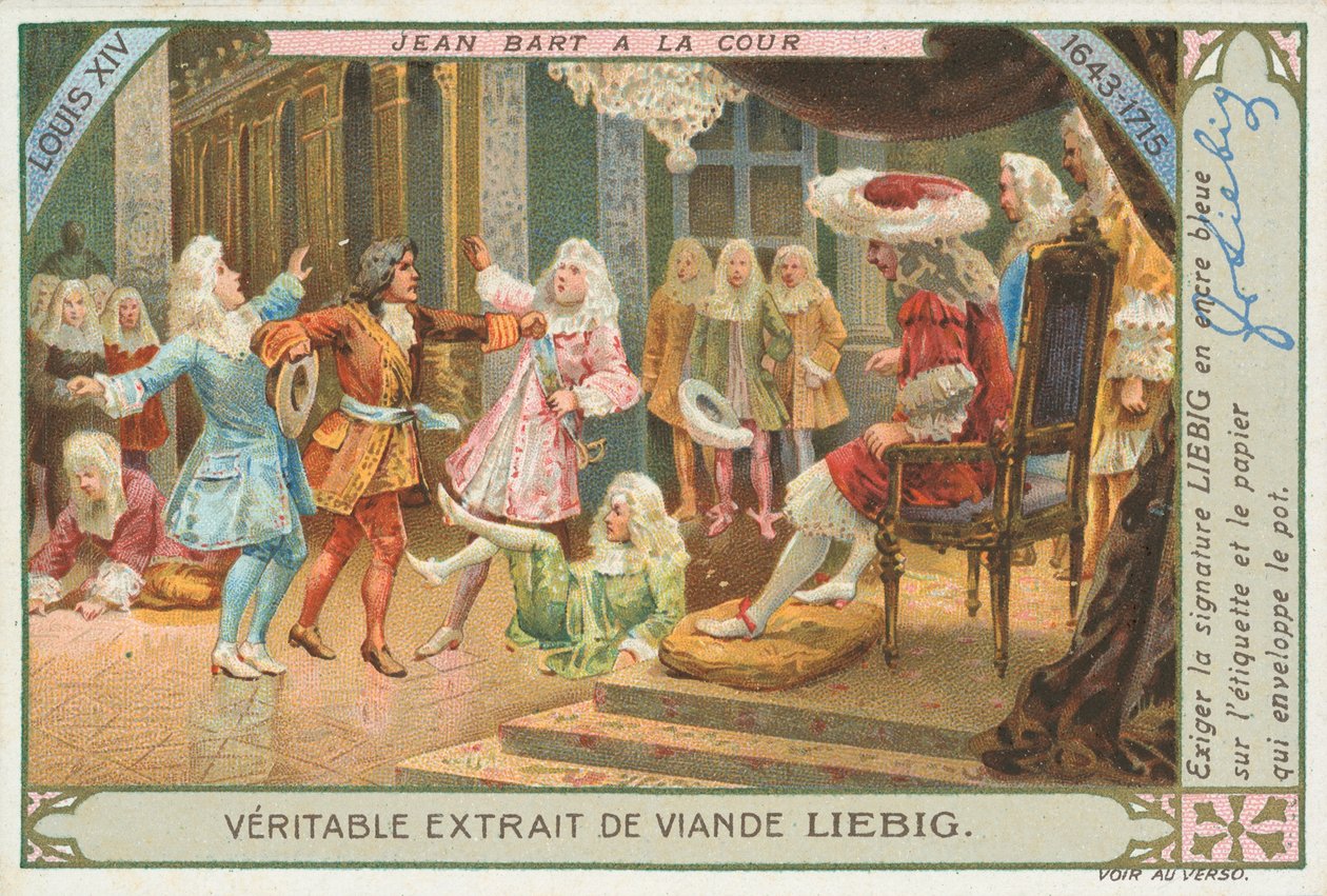 Jean Bart, Liebig-kort, begyndelsen af det 20. århundrede (chromo) af European School