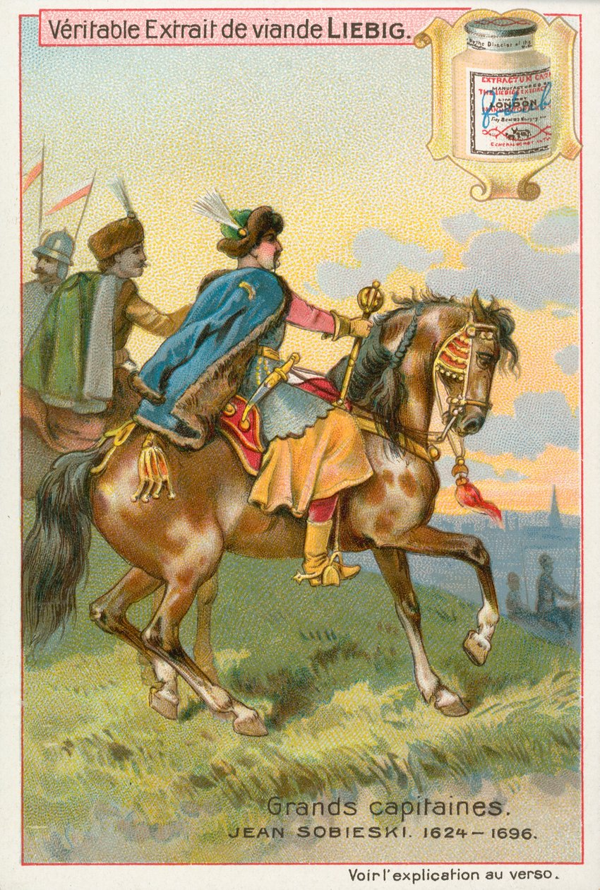 Jean Sobieski, Liebig-kort, begyndelsen af det 20. århundrede (chromo) af European School