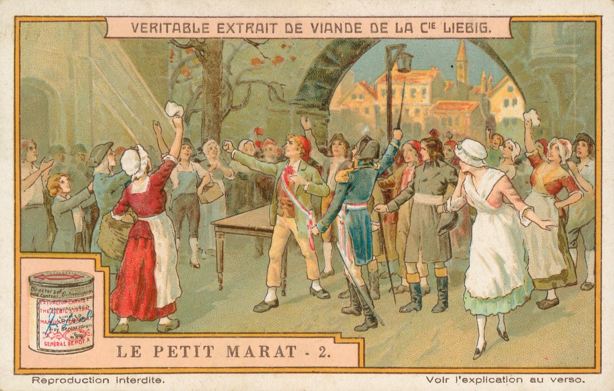 Le Petit Marat, Liebig-kort, begyndelsen af det 20. århundrede (chromo) af European School