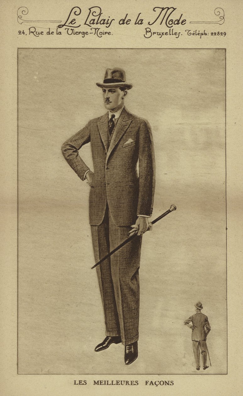 Herremode omkring 1930