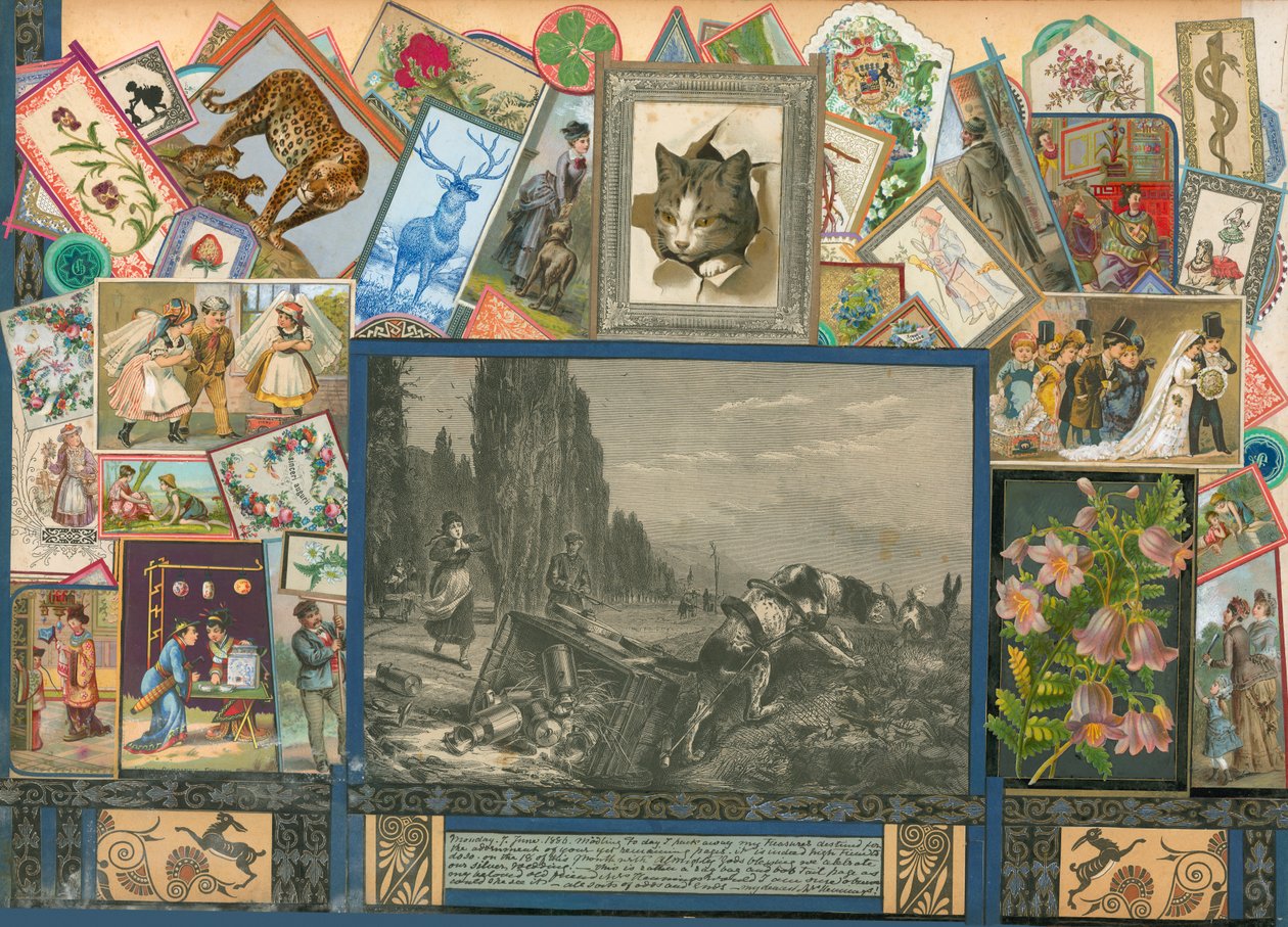 Side fra Sammelsurium bind III (trykt materiale) af European School