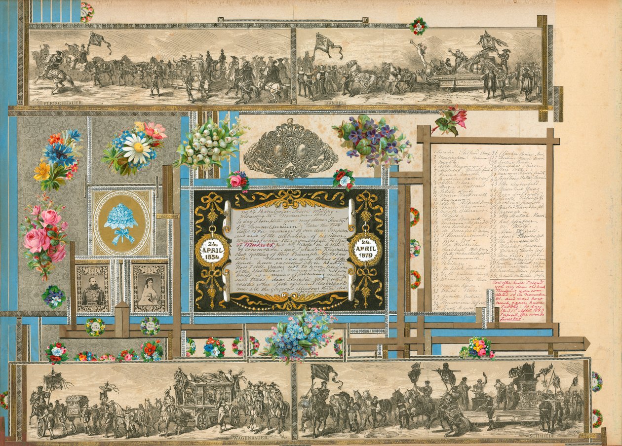 Side fra Sammelsurium bind IV (trykt materiale) af European School