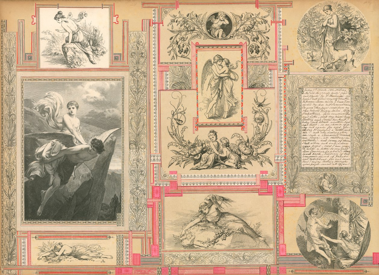 Side fra Sammelsurium bind IX (trykt materiale) af European School